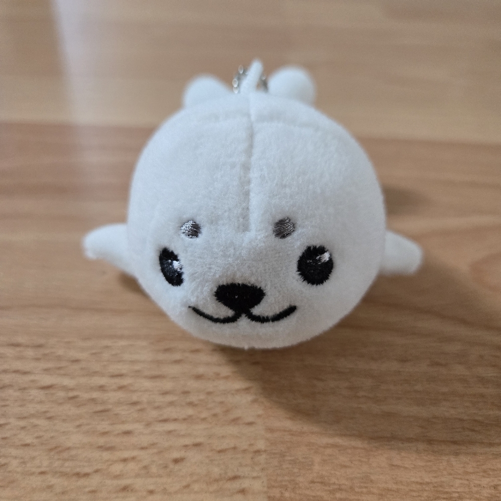 Baby Plush Seal keychain from Japan